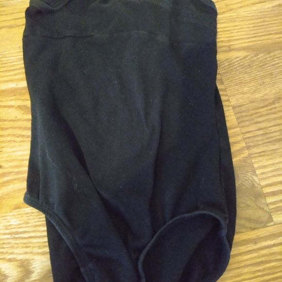 Freestyle by Danskin little girl's size 6/6x black dance gymnastics leotard - Picture 6 of 7